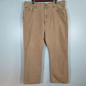 Polo Ralph Lauren Classic 867 Khaki Jeans Men's 40x31 Cotton Straight Fit Cotton